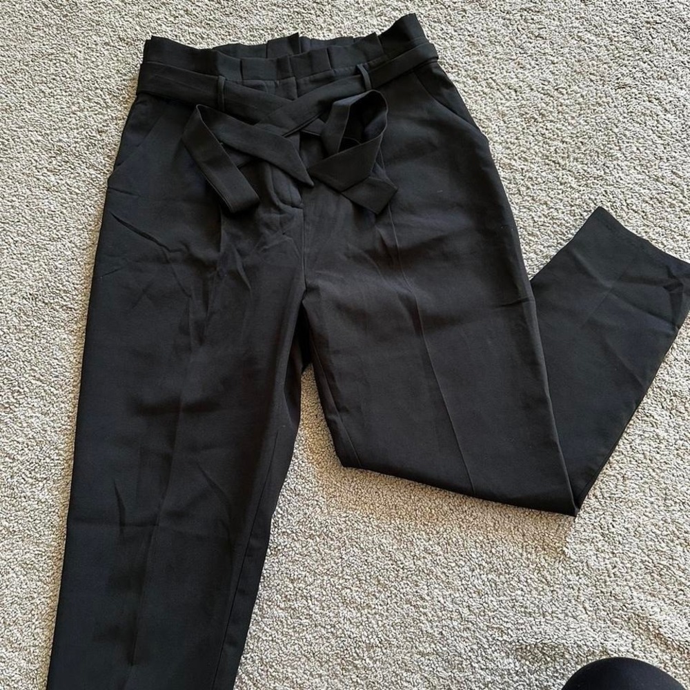 Lulu's Black Pants with Tie